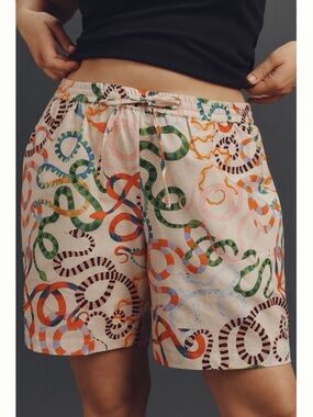 Rachel Antonoff x Anthropologie
Timmy Linen Blend Shorts. Size 1X. MSRP $228